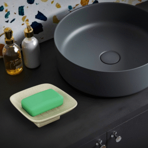 Small Square Soap Dish With Holder