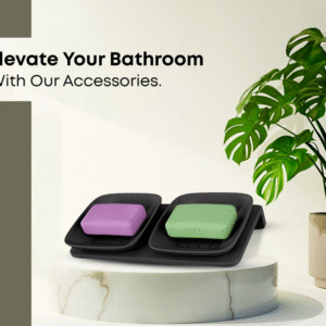 Double Small Square Soap Dish